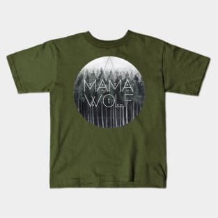 Mama Wolf Kids T-Shirt